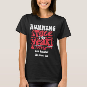 Laufen stahl meinem Herzen ~ Lustiger Valentinstag T-Shirt