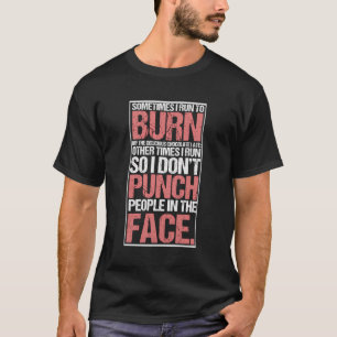 Laufen, um den leckeren Schokoladenläufer abzubren T-Shirt