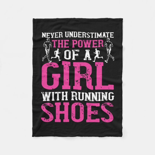 Laufen - Unterschätzen Sie nie den Meister Fleecedecke (Vorderseite)