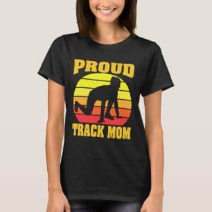 Laufen - Vintage Retro Sunset Dau mit der Track-Ma T-Shirt