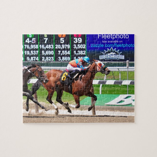 Laufen von schönem Belmont Park Puzzle (Horizontal)