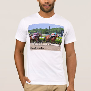 Laufen von schönem Belmont Park T-Shirt