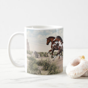 Laufen wie der Wind - Galloping Horses Tasse