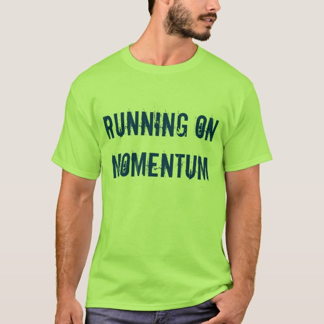 "Laufend auf Impuls" T - Shirt (Vorderseite)