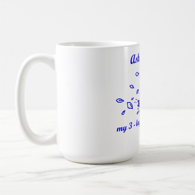 Laufende 3-beinige Hühner-Tasse Kaffeetasse (Links)