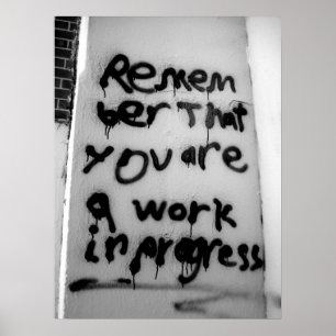 Laufende Arbeiten Poster