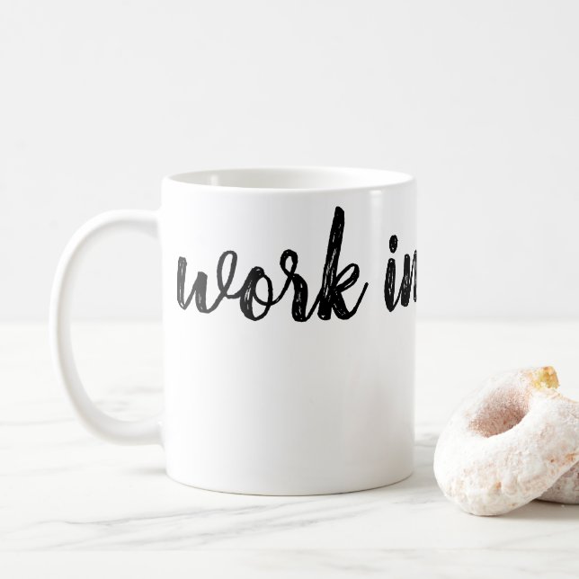 laufende Arbeiten Tasse (Mit Donut)