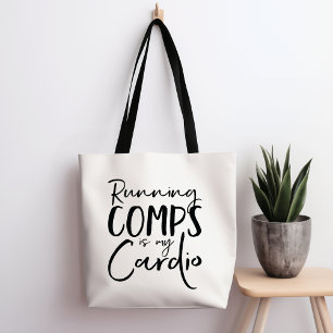 Laufende Comps ist mein Kardio Tote Bag