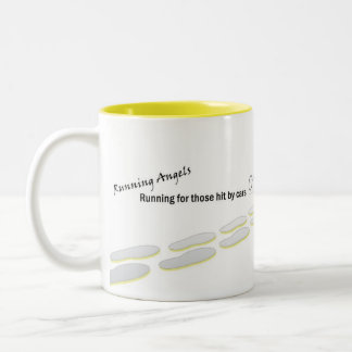Laufende Engels-Tasse Zweifarbige Tasse