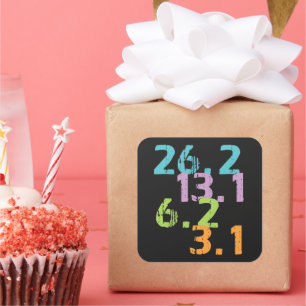 Laufende Entfernungen Sticker