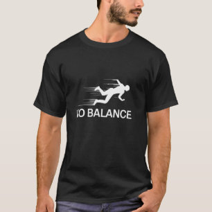 Laufende Figur ohne Balance Motion Art T-Shirt
