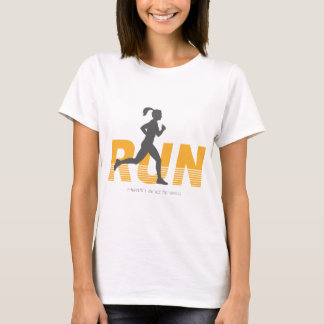 Laufende Frau T-Shirt
