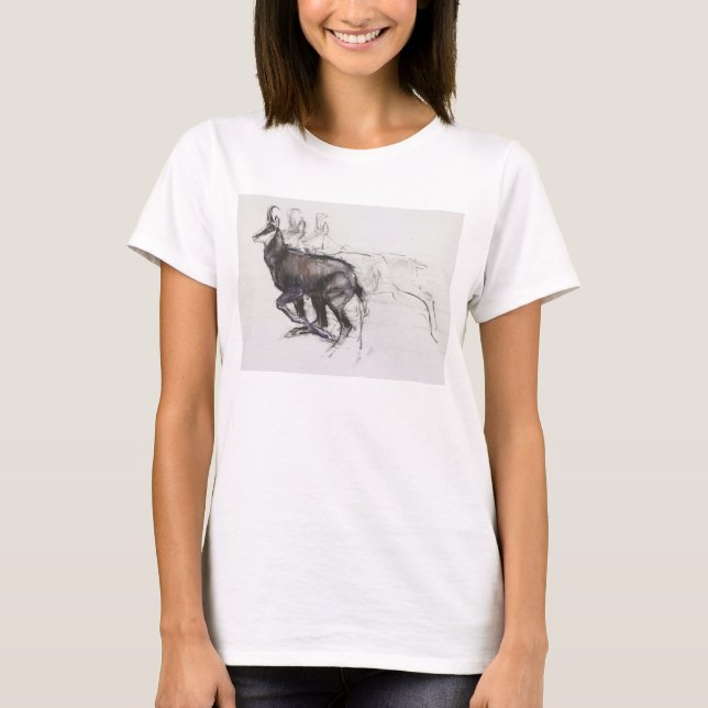 Laufende Gämse T-Shirt (Vorderseite)