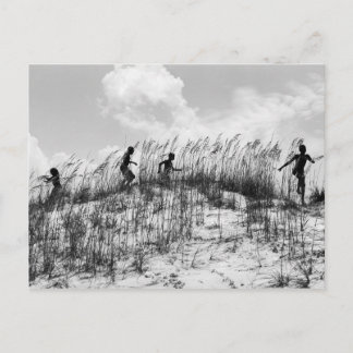 Laufende gefälschte Postkarte