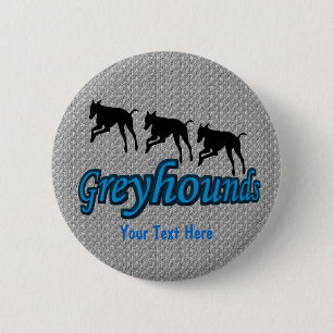 Laufende Greyhounds-Dog-Taste Button