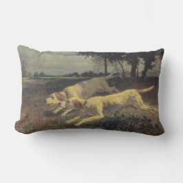 Laufende Hunde (Beagles) (von Constant Troyon) Lendenkissen