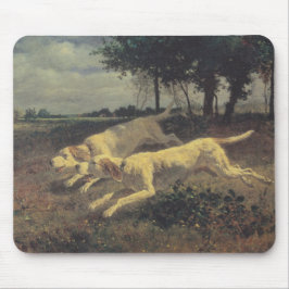 Laufende Hunde (Beagles) (von Constant Troyon) Mousepad