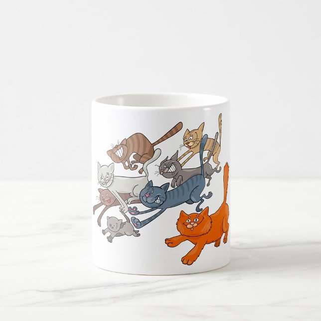 Laufende Katzen Kaffeetasse (Von Creator hochgeladen)