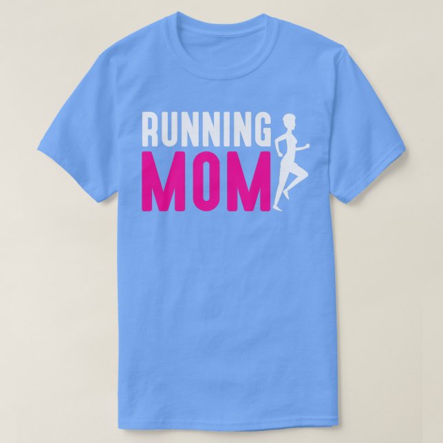 Laufende Mama Athlete Marathon Mutter Sport Runner T-Shirt (Design vorne)
