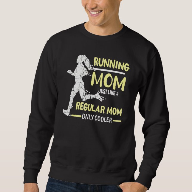 Laufende Mutter 2 Sweatshirt (Vorderseite)
