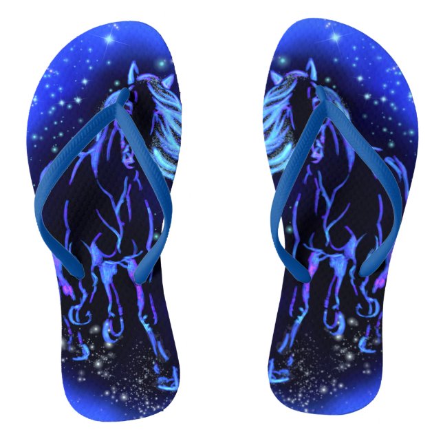 Laufende Pferde-Flip-Flops Flip Flops (Fußbett)