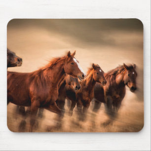 Laufende Pferde Mousepad