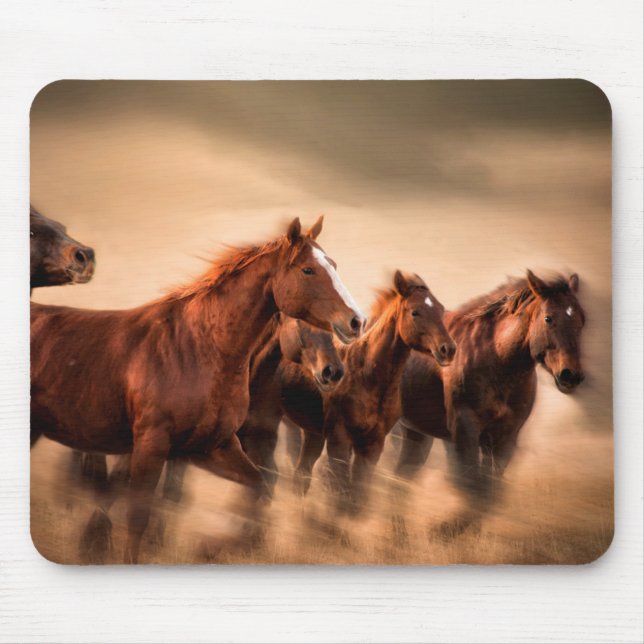 Laufende Pferde Mousepad (Vorne)