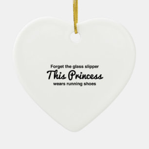 Laufende Prinzessin Keramik Ornament