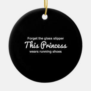 Laufende Prinzessin Keramikornament