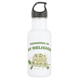 Laufende Schildkröte Trinkflasche