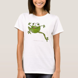 Laufende Schlange - Frosch - Frauen-T - Shirt