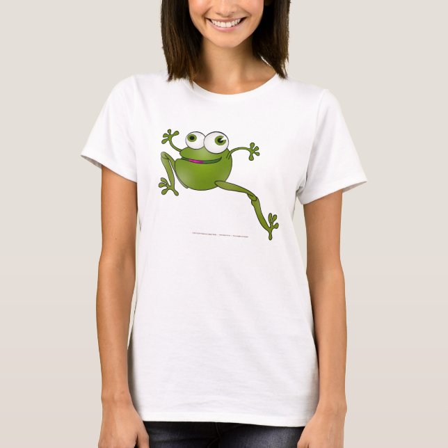 Laufende Schlange - Frosch - Frauen-T - Shirt (Vorderseite)