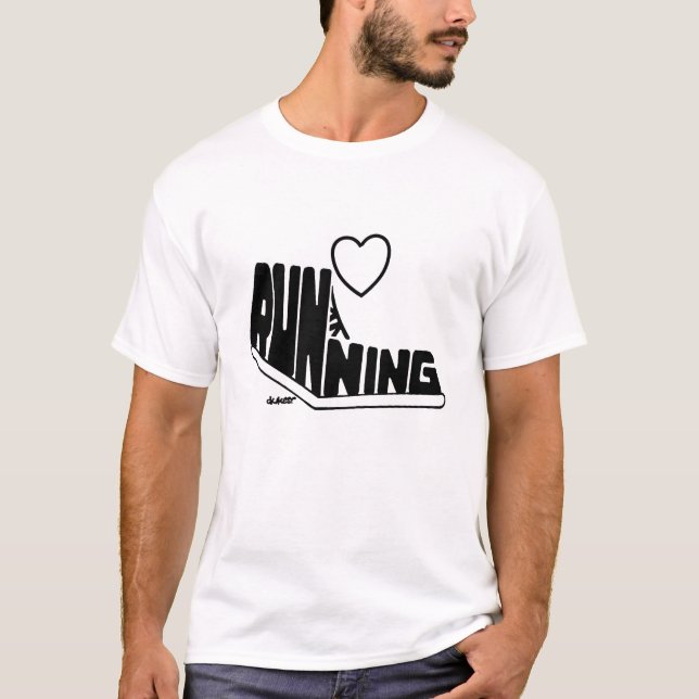 LAUFENDE SILHOUETTE T-Shirt (Vorderseite)