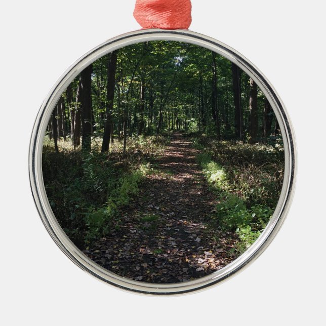 Laufende Spuren sind die besten Spuren Ornament Aus Metall (Vorne)