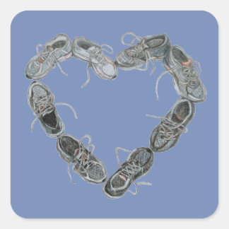 Laufende Sticker für die Showkunst - Führen Sie da