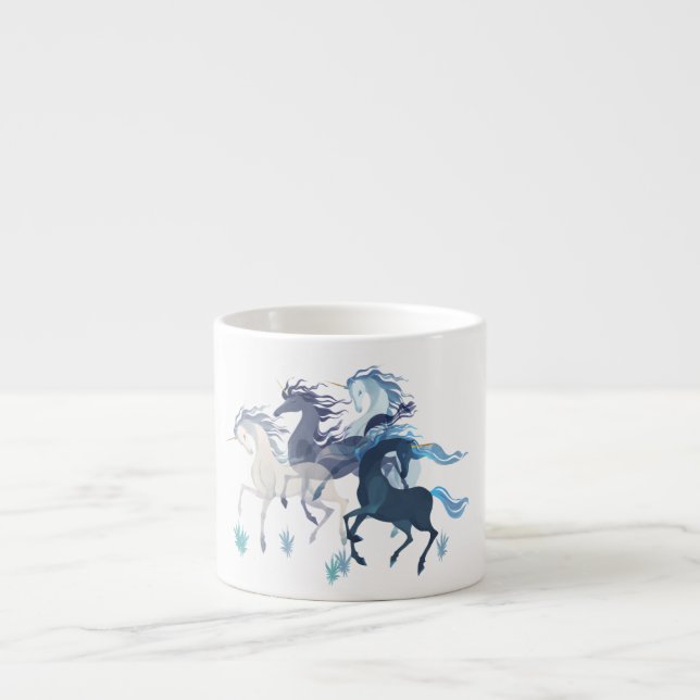 Laufende Unicorns, Espresso-Tasse Espressotasse (Vorderseite)