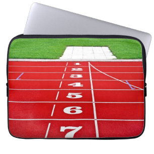 Laufende Wege auf der Bahn-Laptop-Hülse Laptopschutzhülle