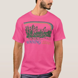 Laufender 80er Fitness-Marathon-Parodie T-Shirt
