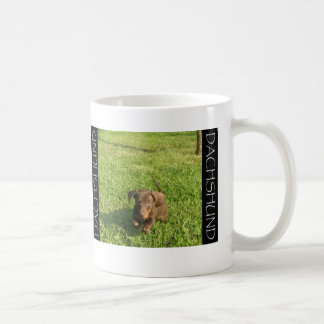 Laufender Dackel-Welpe Tasse
