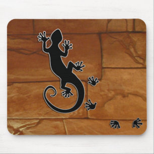 Laufender Gecko Mousepad
