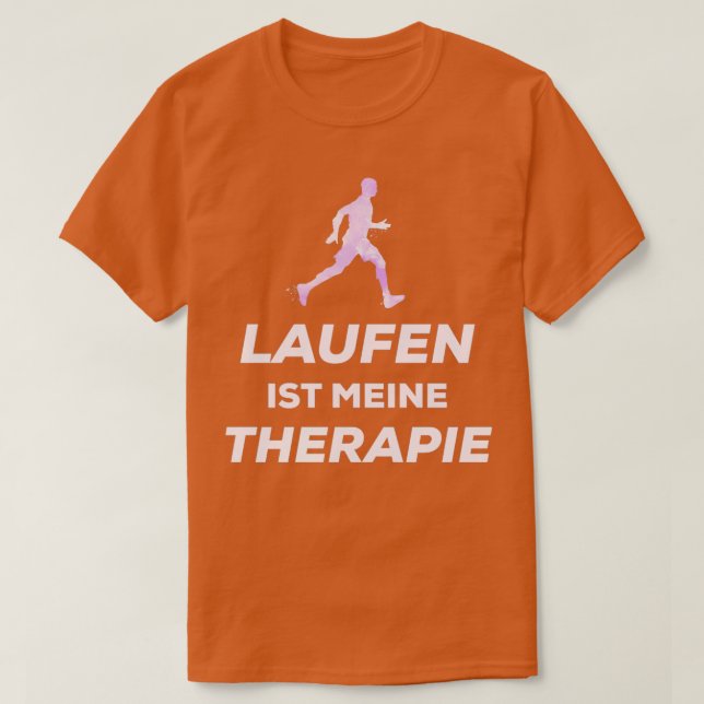 Laufender Joggen-Slogan T-Shirt (Design vorne)