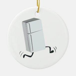 Laufender Kühlschrank Keramik Ornament