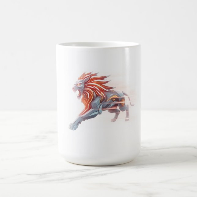 Laufender Löwe Kaffeetasse (Mittel)