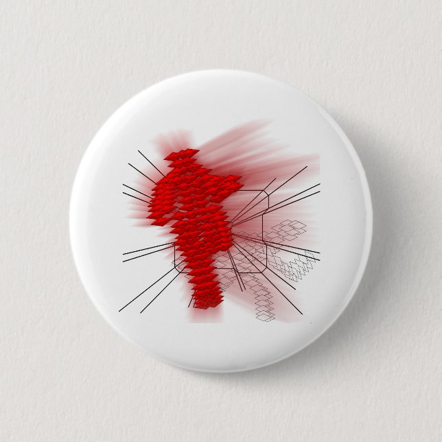 Laufender Mann Button (Vorderseite)