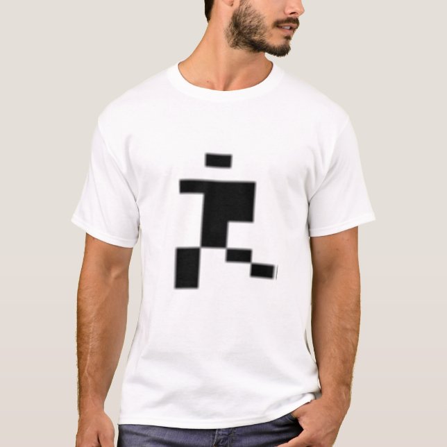 Laufender Mann der Fort-Apokalypse T-Shirt (Vorderseite)