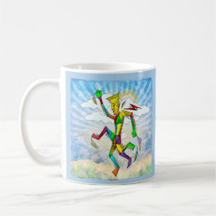 Laufender Mann Kaffeetasse