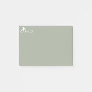 Laufender Mann Post-it Klebezettel
