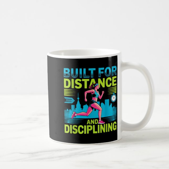Laufender Marathonläufer-Mutter Athletin Leichtath Kaffeetasse (Rechts)