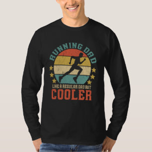 Laufender Papa Vintage Lustiger Marathonläufer Vat T-Shirt