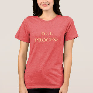 LAUFENDER PROZESS Tri-Blend SHIRT